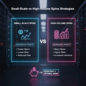Small-Scale vs High-Volume Spins Strategies Зобр - запис