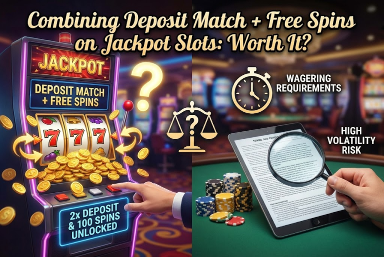 Combining Deposit Match + Free Spins on Jackpot Slots: Worth It? зобр 1 - запис