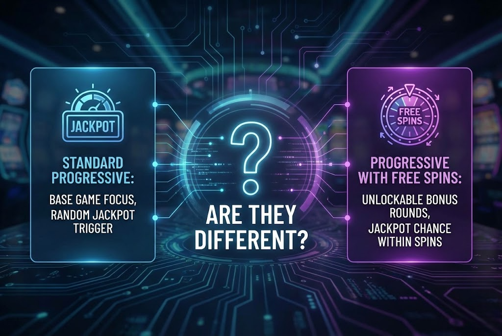 Progressive Slots with Built-In Free Spin Rounds: Are They Different? Зобр 1