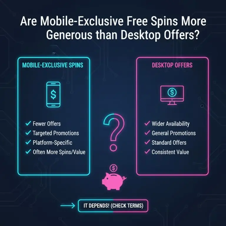 Are Mobile-Exclusive Free Spins More Generous than Desktop Offers? Зобр 1 - запис